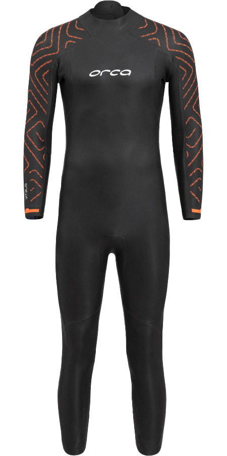 2025 ZONE3 Mens Active-Flex Wetsuit WS25MACTF101 - Black / Orange